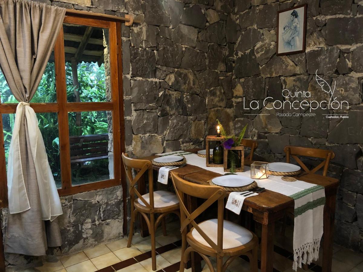Quinta La Concepcion, Cuetzalan Puebla Hotell Xocoyolo Exteriör bild
